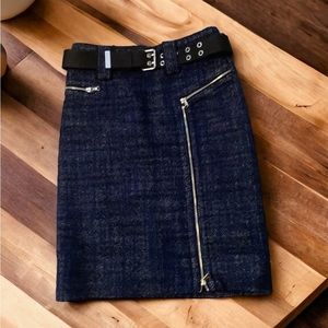 Marc by Marc Jacobs Blue Tweed Skirt Midi